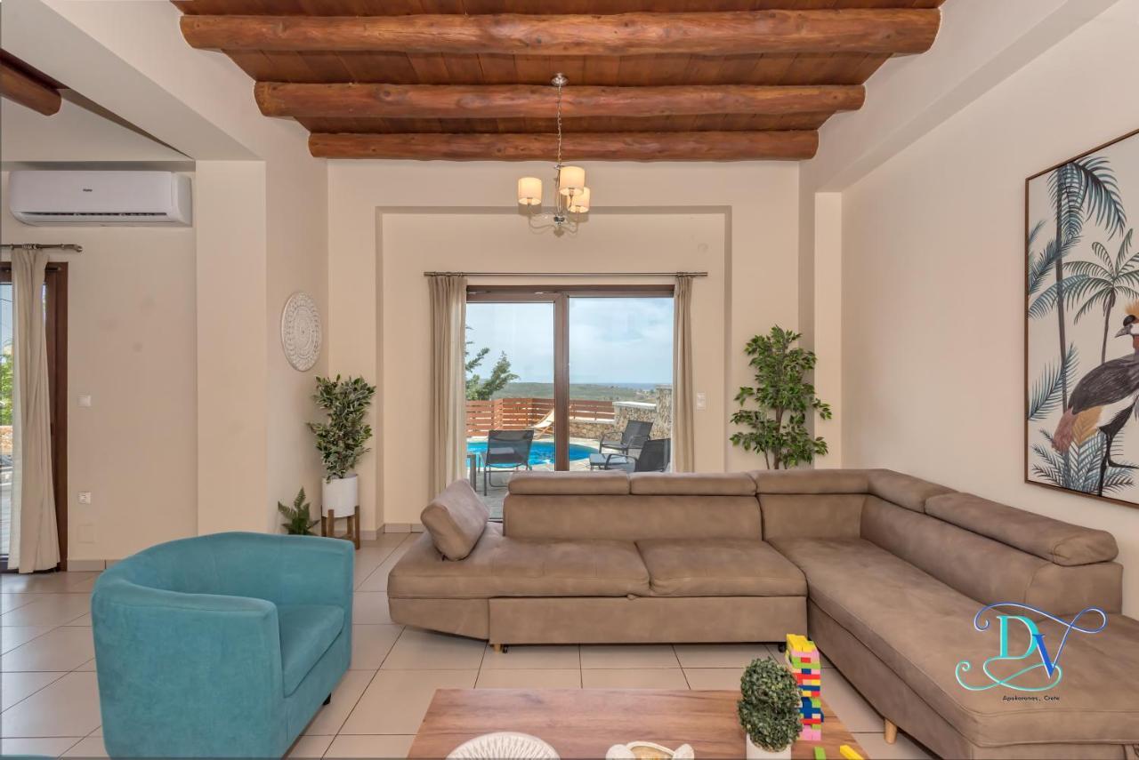 Apokoronas Views Villa Neon Khorion  Luaran gambar